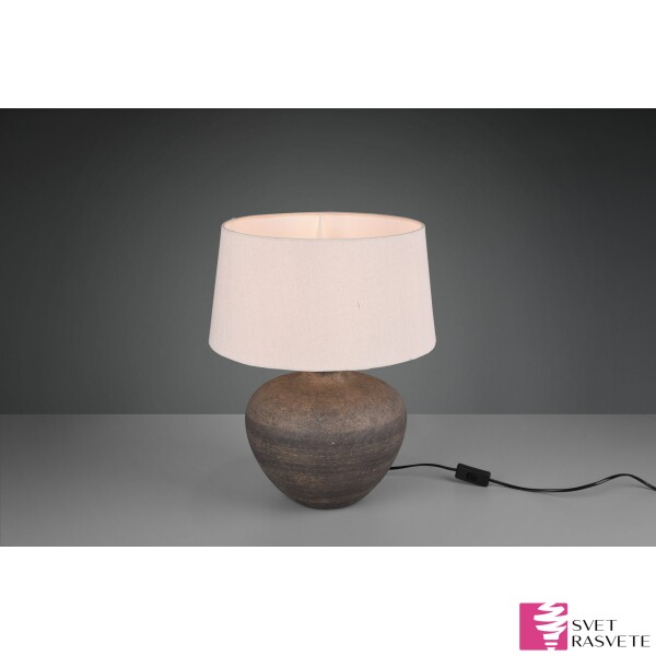 TRIO-Rasveta-50963844-Stone-lampe-Brown-Keramika-1